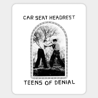 Car Seat Headrest Karate Magnet